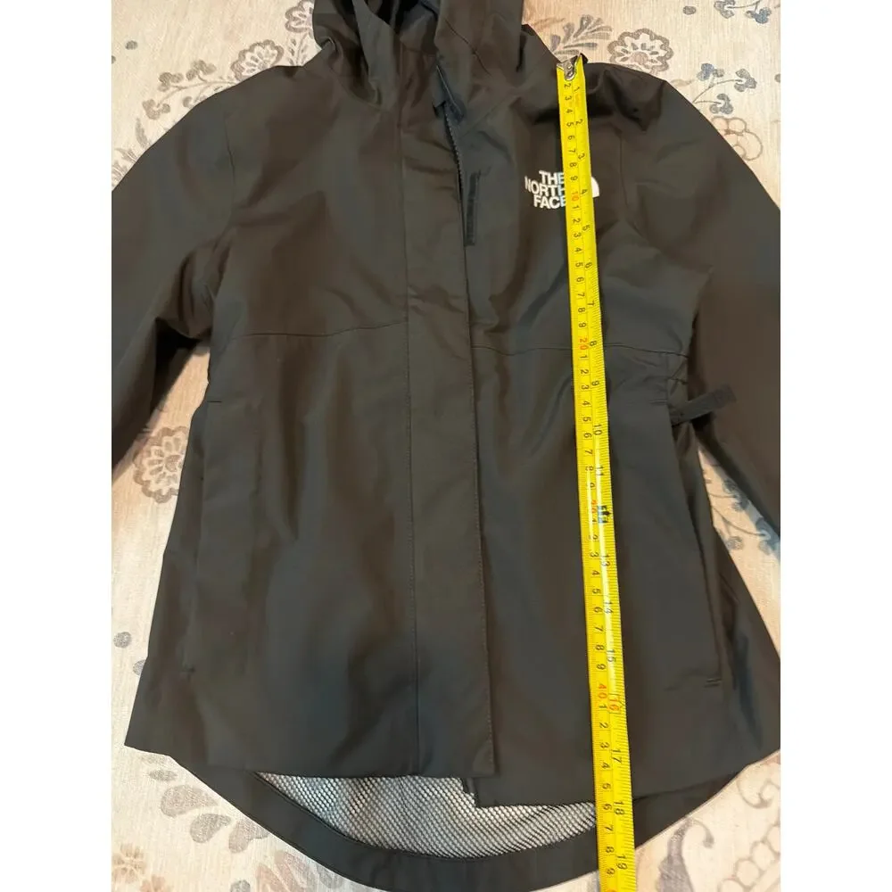 The North Face Kids Antora Rain Jacket Black XS NWT Youth Waterproof Shell